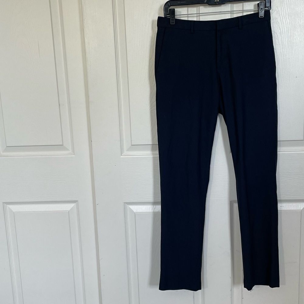 Calvin Klein Navy Infinite Slim Fit + 4 Way Stretch Trouser Pant, 29x30